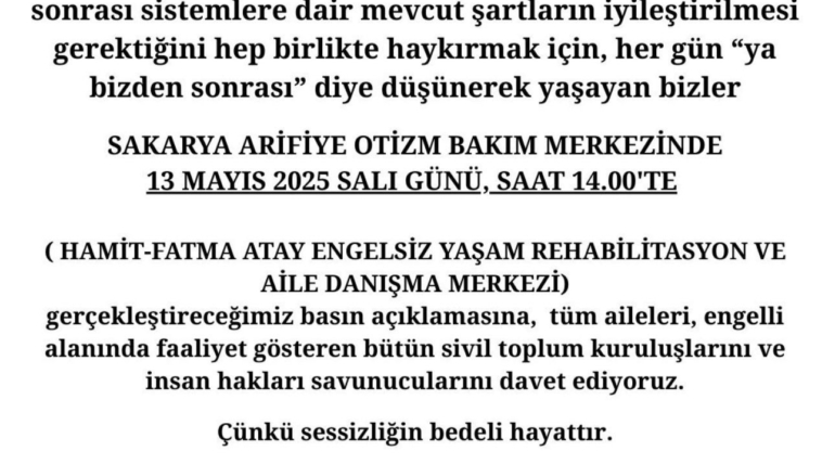 Basın Bildirisi Arifiye Daveti