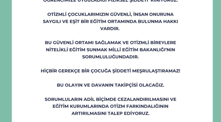 Kınıyoruz