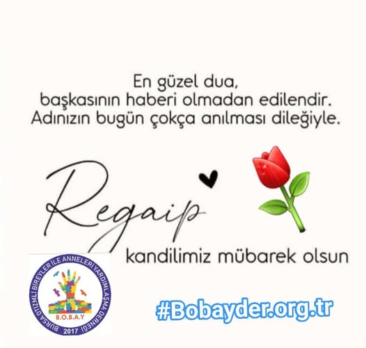Regaip Kandiliniz Mübarek